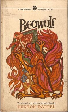 an old book with the title beowulf