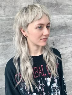 Modern Mullet Women Long, Mullet Styles, Punky Hair, Mullet Haircuts, Long Mullet, Texturizer On Natural Hair, Haircut And Color