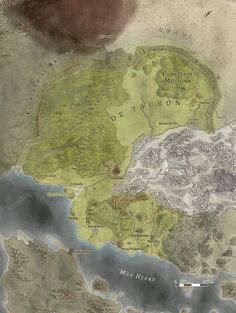 an image of a map that looks like it is in the middle of nowhere, with lots of land and water