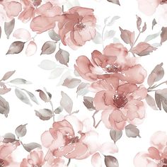 an image of pink flowers on white background