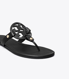 Miller Sandal: Women's Designer Sandals | Tory Burch Tory Burch Miller Sandals Outfit, Tory Burch Rope Sandals, Tori Burch Sandals, Black Tory Burch Sandals, Tory Burch Miller Sandals Black, Miller Sandal, Jelly Sandals, Tory Burch Miller Sandal, Designer Sandals