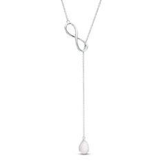 Adjustable Teardrop Minimalist Lariat Necklace, Sterling Silver Lariat Necklace With Pearl Drop, Silver Lariat Necklace With Pearl Drop, Elegant Adjustable Teardrop Jewelry, Adjustable Teardrop Jewelry, Silver Adjustable Lariat Necklace With Drop, Adjustable Silver Lariat Necklace With Drop Shape, Elegant Adjustable Teardrop Drop Necklace, Adjustable Silver Drop Lariat Necklace