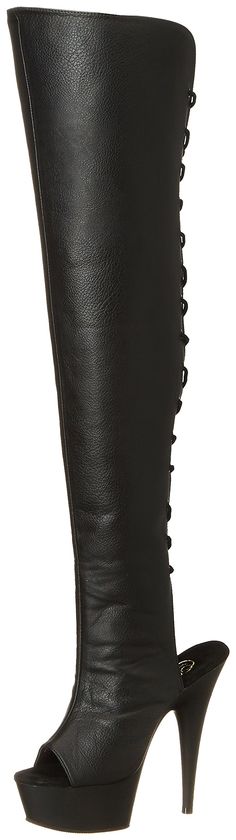 PRICES MAY VARY. Textile Heel: 6" Platform:1 3/4" Rubber sole Women's Over The Knee Boots, Over Knee Boots, Thigh Boot, Spike Heels, Fashion Attire, Womens Knee High Boots, Trendy Shoes, Boots For Women, Thigh High Boots