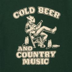 PLEASE NOTE THIS ITEM IS FINAL SALE AND MAY NOT BE RETURNED. Good ol' country music. The 'Country Music Tee' is a 90% cotton, 10% polyester medium weight tee with a single chest water-based ink print. Details: Premium, medium weight tee Single chest water-based ink print Printed in California 90% cotton, 10% polyester Texas Man, Texas Christian University, Felt Cowboy Hats, Music Tees, Western Hats, Kids Hats, Kids Boots, Water Based Ink, Vintage Tees