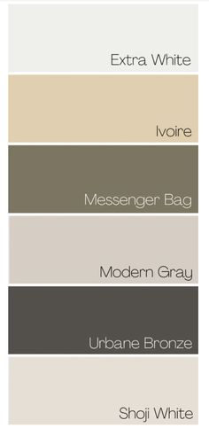 the different shades of paint that are neutral and white