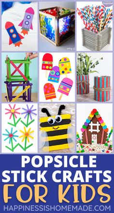 popsicle stick crafts for kids to make