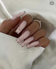 Pink Nail Inspired, Yoga Burn, Work Nails, Simple Acrylic Nails, Home Fitness, Manicure Ideas, Ballerina Nails, Acrylic Nails Coffin Short