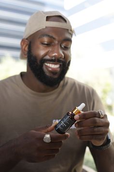 GUYS- DO NOT PLAY! Every female loves a zaddy with a luscious beard! Our super light formula was designed to lock in moisture, soften the hair, encourage growth and shine like nobodies business. Our oil blend contains Jojoba Oil, Argon Oil, Olive Oil, Sweet Almond Oil and Bergamot Essential Oil. Our beard oil is not just for the hair on your face, but also intended to care for the skin underneath. Natural Beard, Natural Beard Oil, Argon Oil, Bergamot Essential Oil, Beard Grooming, Beard No Mustache, Beard Oil, Sweet Almond Oil, Almond Oil