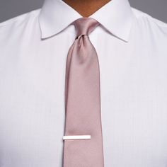 Made from 100% woven silk, our Grosgrain Solid Mauve tie has subtle texture and sheen for a look that's formal as well as professional. | Men's Tie Bar: Grosgrain Solid Tie - Super Skinny, In Mauve Stone, Silk Modern Standard Tie For Office, Elegant Ties For Black Tie Events, Modern Fitted Ties For Formal Occasions, Luxury Standard Tie For Formal Occasions, Elegant Standard Ties For Business, Modern Standard Tie For Semi-formal Occasions, Modern Standard Tie For Semi-formal Events, Elegant Fitted Suit And Tie Accessories With Satin Finish, Satin Fitted Ties For Semi-formal Occasions