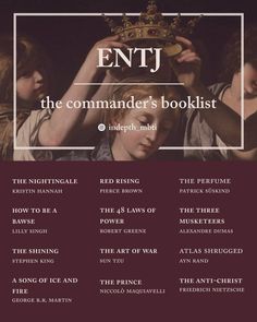 the poster for enj's upcoming show, the commander's booklist