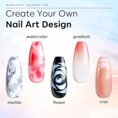 Unleash Magic - Single Blooming Gel Nail Polish 15ml Bloom Nails Gel, Blooming Polish Nail Art, Bloom Gel Nail Art, Blooming Gel Ideas, Nail Blooming Gel, Blooming Gel Nail Art Designs, Nail Art Blooming Gel, How To Use Blooming Gel