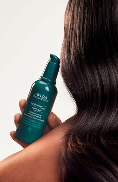 What it is: A botanical bond-building, three-layer repair serum that will nourish, soften and smooth strands to recover the essentials lost by daily assaults Who it's for: All hair types.What it does: This plant-powered hair serum features a formula designed to create new bonds by the thousands, strengthen hairs cortex, prevent and protect strands from damage and reduce the appearance of split ends. Featuring Aveda's pure-fume aroma, this serum won't only have your strands looking their healthie Hair Serum Photography, Hair Poster Design, Hair Spa At Home, Forest Essentials, Aveda Hair, Split End, Overnight Hairstyles, Organic Hair Care, Hair Rinse