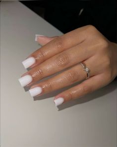 more in telegram Short Nail Ideas For Cruise, Cum White Acrylic Nails Square, Crème White Nails, Gel X Short Nails, Sharp Square Nails, Neutral Square Nails, Short Milky White Nails, Extra Short Square Nails, Acrylic Overlay Nails Design