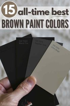 the best brown paint colors for walls and floors