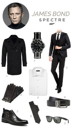 007 Style Outfits, 007 Fashion, James Bond Clothing, Daniel Craig James Bond Style, James Bond Clothes, James Bond Casual, James Bond Style Suit, Suit James Bond