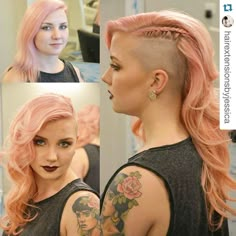 Before And After Transformation, Shaved Hair Designs, Pastel Hair, Shaved Hair, Special Thanks, Hair Art