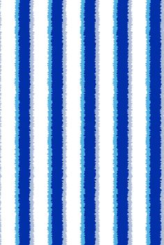 a blue and white striped wallpaper pattern