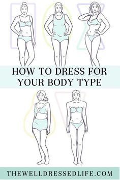 Dress Your Body Type, Body Shapes Women, Apple Body Type, Types Of Body Shapes, Rectangle Body Shape, Apple Body Shapes, Body Outfit