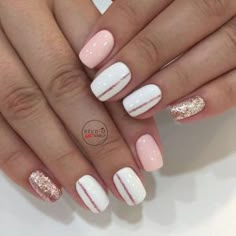 Pink Gel Nails, Simple Acrylic Nails, Crazy Nails, Summer Acrylic Nails, Pink Nail, Neutral Nails, Dream Nails