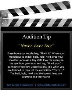 a movie clapper with the words'caution tip keep your emotions in check '