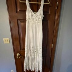 Free People Long Dress Worn Once So Cute Very Boho 4 Dresses, Free People Dresses, Free People Dress, Wearing Dress, So Cute, Long Dress, Colorful Dresses, Free People, Color White