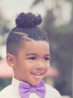 curly boys haircut 1st Haircut, Man Bun Haircut, Curly Hair Baby, Black Boys Haircuts, Baby Haircut, Toddler Haircuts