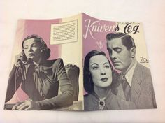 an old fashion magazine with two people on it