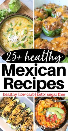 25 healthy mexican recipes that are low carb, keto and sugar free