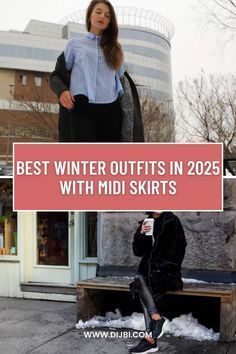 Skirts In Winter Outfits, Skirts In Winter, Sweater And Skirt, Midi Skirt Outfit, Fashion Fail