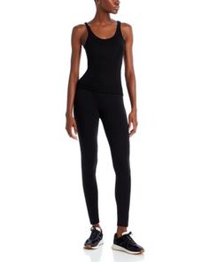 Hue High-Waisted Blackout Cotton-Blend Leggings Hue Leggings, Black Leggings, Women's Leggings, Cotton Blend, Leggings, High Waisted, Black