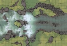 The Meadow Falls, a battle map for D&D / Dungeons & Dragons, Pathfinder, Warhammer and other table top RPGs. Tags: river, water, wilderness, plains Desert Ruins, Dragon Sleeping, Battle Map, Terrain Map