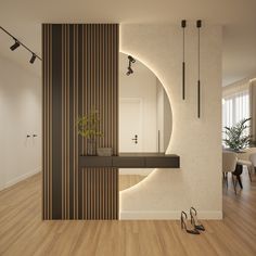 #hall #corridor Modern Hall Interior Design, Coridorio Design Home, Riflaje Living, Entrance Wall Design, Bedroom Window Design, Hall Furniture, Home Hall Design, Hallway Design