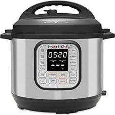 an instant pot with the lid open