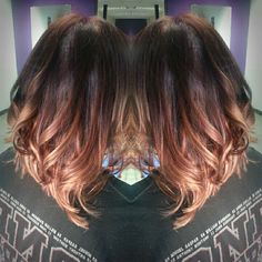 Dark to auburn ombre Auburn, Hair Ideas, Hair, Beauty