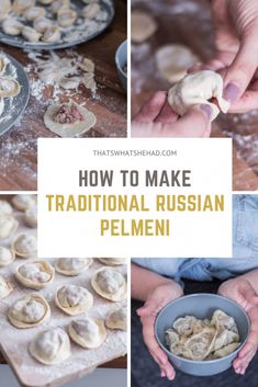 how to make traditional russian pelmeni