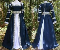 White Medieval Dress, Magic Dress, Old Dresses