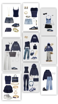 #blueoutfit #darkblueoutfit #blue #darkblue #outfit #outfits #outfitideas #outfitidea #outfitinspo #outfitinspos #fitinspo #fitideas #fitinspos #fitidea #aesthetic #clothes #clothing #blueaesthetic Outfit Ideas With Brand Names, Navy Outfits Aesthetic, Dark Blue Shoes Outfit, Navy Blue Uggs Outfit, Outfit Ideas With Dark Blue Jeans, Dark Blue Puffer Jacket Outfit, Dark Blue Fashion Aesthetic, Harbor Outfits, Navy Blue Shoes Outfit