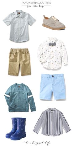 the cutest little outfits for dapper little boys! | thelovedesignedlife.com #easteroutfits #boysoutfits Little Outfits, My Boys, Girls Wear, Childrens Fashion, Mini Fashion