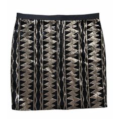 Jack By Bb Dakota Women Sequi Black And Cooper Formal Skirt L Zig Zag Pattern. Green Leather Skirt, Sequins Skirt, Suede Pencil Skirt, Black Leather Pencil Skirt, Black Sequin Skirt, Sequin Pencil Skirt, Faux Leather Pencil Skirt, Gold Skirt, Formal Skirt