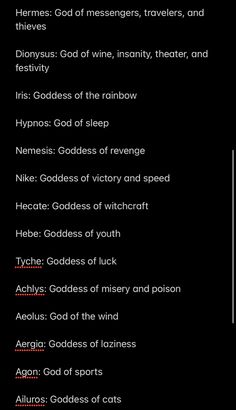 an image of the names of witches and their meanings