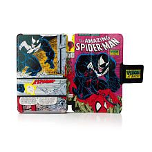 the amazing spider - man wallet is open and has an image of a character on it