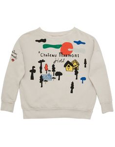 Bobo Choses AW14 Light Grey Chateau Marmont Sweatshirt Mr Toad, Eleven Paris, Style Japonais, Look At You, Mode Inspiration, Style Retro, Kids Wear, Look Fashion, Fashion Prints