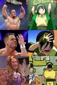 the many faces of wwe wrestlers