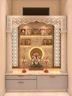 Indian Room Decor, Tv Unit Interior Design, Modern Cupboard Design, Shree Ganesh