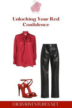 Red Clothes, Fashion Journal, Red Outfits, Fashion Journals, Wear Red, Confidence Tips, Outfit Aesthetic, Red Outfit