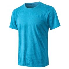 Running Top Loose Fitting Blue Men's Workout Shirt Cheap Running Top Loose Fitting Blue Men's Workout Shirt | Best Cheap Workout Clothes [20200704-5] - $13.68 : FashionSonder - Online Cheap Workout Clothes & Yoga Clothes Shop For Women and Men Neck Compression, Summer Fitness