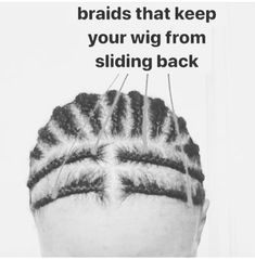 Braids Under Wig Protective Styles, Under Wig Braids, Cornrows Under Wig Natural Hair, Under Wig Protective Styles, Cornrows For Wigs Protective Styles, Easy Cornrows For Black Women, Braids For Under Wig, Cornrows For Wigs, Cornrow For Wigs