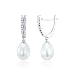 PRICES MAY VARY. Title: Jupiter Natural Pearl Silver Earrings - 925 Sterling Silver Genuine Pearl Women's Stud Earrings, Natural Pearl Cubic Zirconia Fashion Drop Earrings Jewelry. Product Type: Departments > Women > Jewelry > Earrings > Stud Sterling Silver Drop Pearl Earrings With Lever Back, Classic Silver Huggie Pearl Earrings, White Gold Pearl Drop Earrings In Pear Shape, White Gold Pearl Drop Pear-shaped Earrings, Classic White Drop Huggie Earrings, Elegant White Teardrop Huggie Earrings, Sterling Silver Pear-shaped Fine Earrings, White Gold Teardrop Pearl Earrings For Pierced Ears, White Huggie Earrings For Formal Occasions