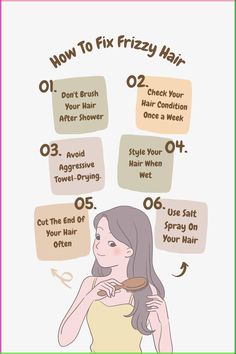 Tired of battling frizzy hair? Discover easy, effective solutions to tame those unruly locks and achieve the silky, smooth hair you've always wanted. From hair care routines to DIY treatments, our pins have got you covered! Say hello to frizz-free days ahead. 💁‍♀️✨ #FrizzFreeHair #HairCareTips Frizzy Hair Solution, Frizzy Hair Remedies, Frizzy Hair Tips, Rainy Day Hairstyles, Egg For Hair, Hair Solution, Silky Smooth Hair, Luxy Hair, Frizz Free Hair