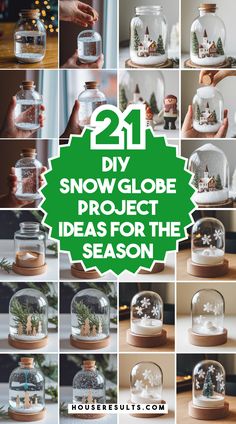 21 diy snow globe project ideas for the season